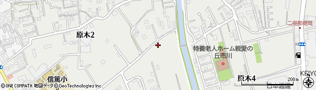 千葉県市川市原木2104周辺の地図