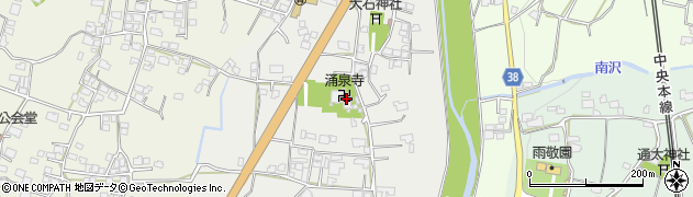 涌泉寺周辺の地図