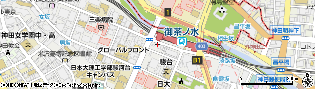 ヒロギンザ 御茶ノ水店(HIRO GINZA)周辺の地図