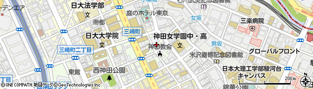 西神田郵便局周辺の地図