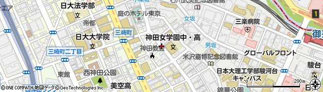 神田教会周辺の地図