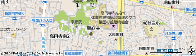 カトリック東京大司教区高円寺教会周辺の地図