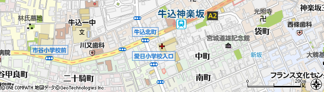 東京都新宿区北町26周辺の地図