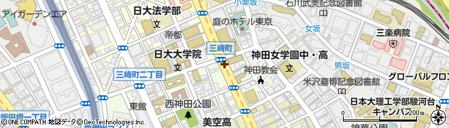 西神田一周辺の地図