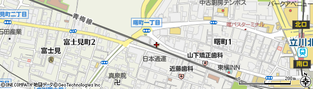 ローソン立川曙町一丁目店周辺の地図