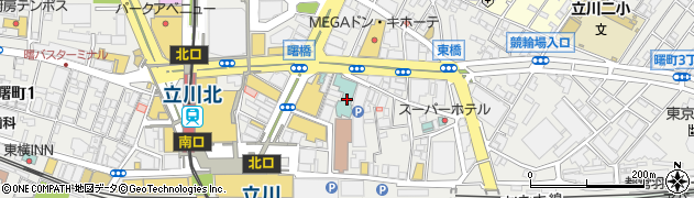 ホテルエミシア東京立川周辺の地図