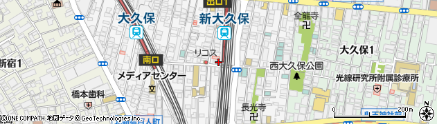 新宿ノースホテル周辺の地図