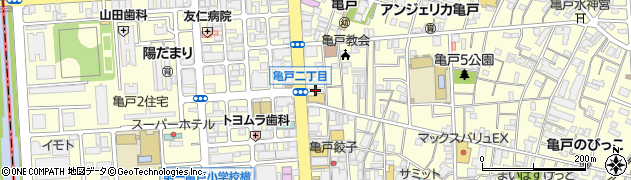 宝島２４亀戸店周辺の地図