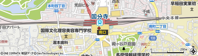 成城石井セレオ国分寺店周辺の地図