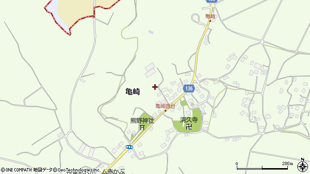 〒284-0011 千葉県四街道市亀崎の地図