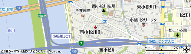東京都江戸川区西小松川町周辺の地図