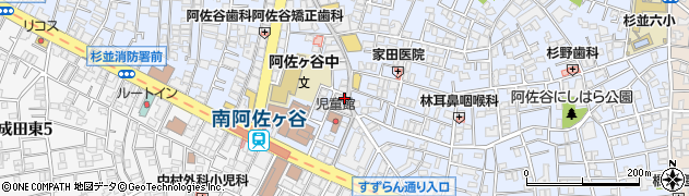 ちもと総本店 阿佐谷店周辺の地図