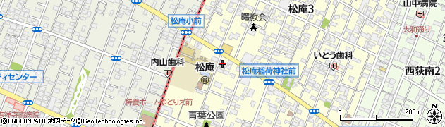 東京都杉並区松庵2丁目19-12周辺の地図