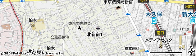 横尾クリーニング店周辺の地図