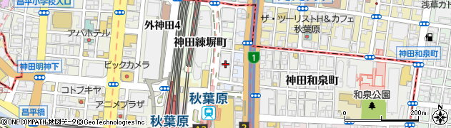 東京都千代田区神田練塀町300周辺の地図