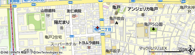 ホットヨガスタジオ ラバ 亀戸店(LAVA)周辺の地図