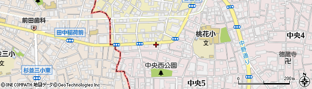 三笠庵周辺の地図