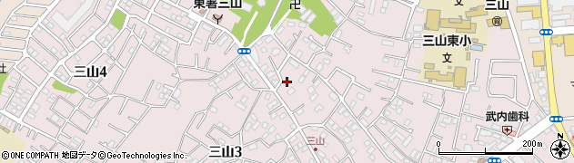 千葉県船橋市三山周辺の地図