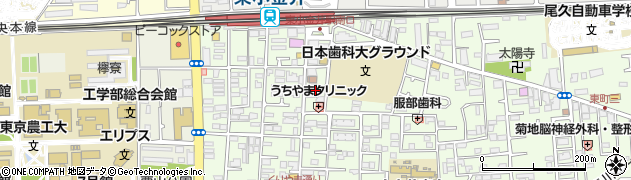 東京都小金井市東町4丁目43周辺の地図