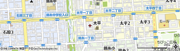 加納クリーニング・マルエツ錦糸町店周辺の地図