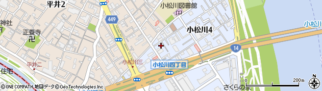 小松川園芸店周辺の地図