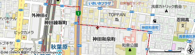 東風書道会周辺の地図
