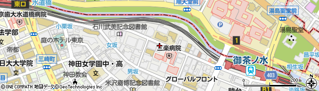 東京都千代田区神田駿河台2丁目周辺の地図