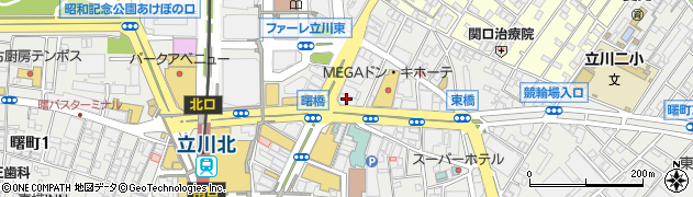 ステップスポーツ　立川店周辺の地図