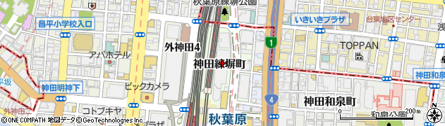 東京都千代田区神田練塀町周辺の地図