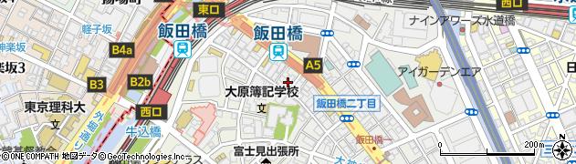 東京都千代田区飯田橋4丁目6-2周辺の地図