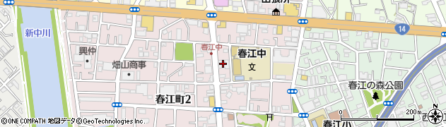 東京都江戸川区春江町2丁目48周辺の地図