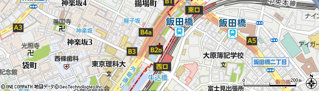 キャンドゥ飯田橋ラムラ店周辺の地図