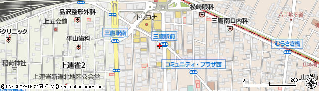 松屋 三鷹南口店周辺の地図