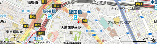 飯田橋メディカルエステレーザー脱毛研究所周辺の地図