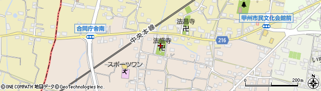 法盛寺周辺の地図