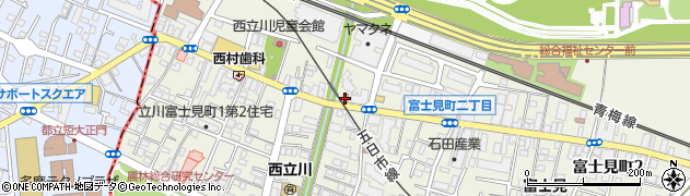 立川富士見郵便局周辺の地図