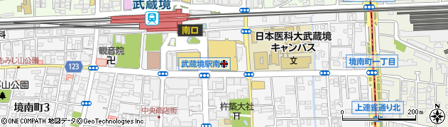 とんかつ いなば和幸 武蔵境店周辺の地図