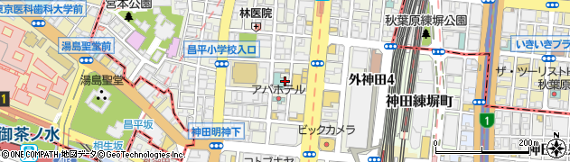ラホール 外神田店周辺の地図