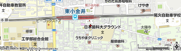 東京都小金井市東町4丁目42-24周辺の地図