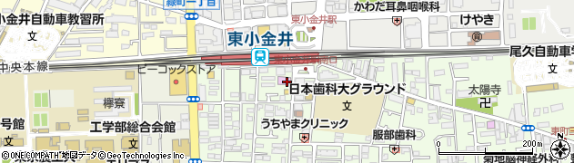 東京都小金井市東町4丁目42周辺の地図