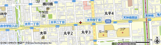 東京都墨田区太平周辺の地図