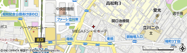 日東カストディアルサービス株式会社　西東京支店周辺の地図
