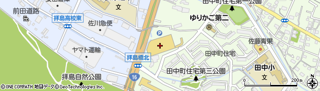 オーケー昭島店周辺の地図
