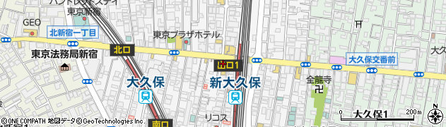 エスパス日拓　新大久保駅前店周辺の地図
