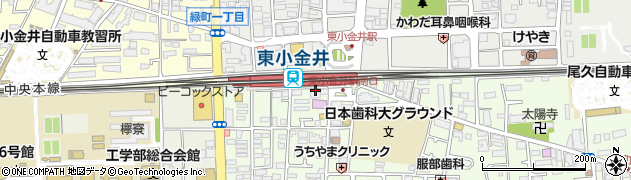 松屋 東小金井店周辺の地図