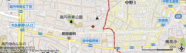 小平荘周辺の地図