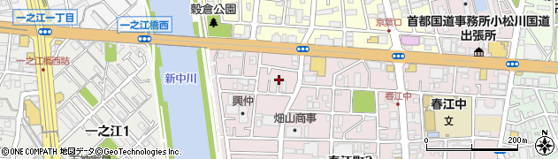 東京都江戸川区春江町2丁目8周辺の地図
