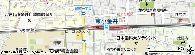 リラク nonowa東小金井店(Re.Ra.Ku)周辺の地図