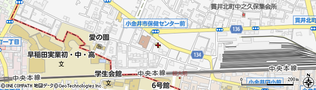 ローソン小金井貫井北町五丁目店周辺の地図
