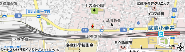 セブンイレブン武蔵小金井駅前通り店周辺の地図